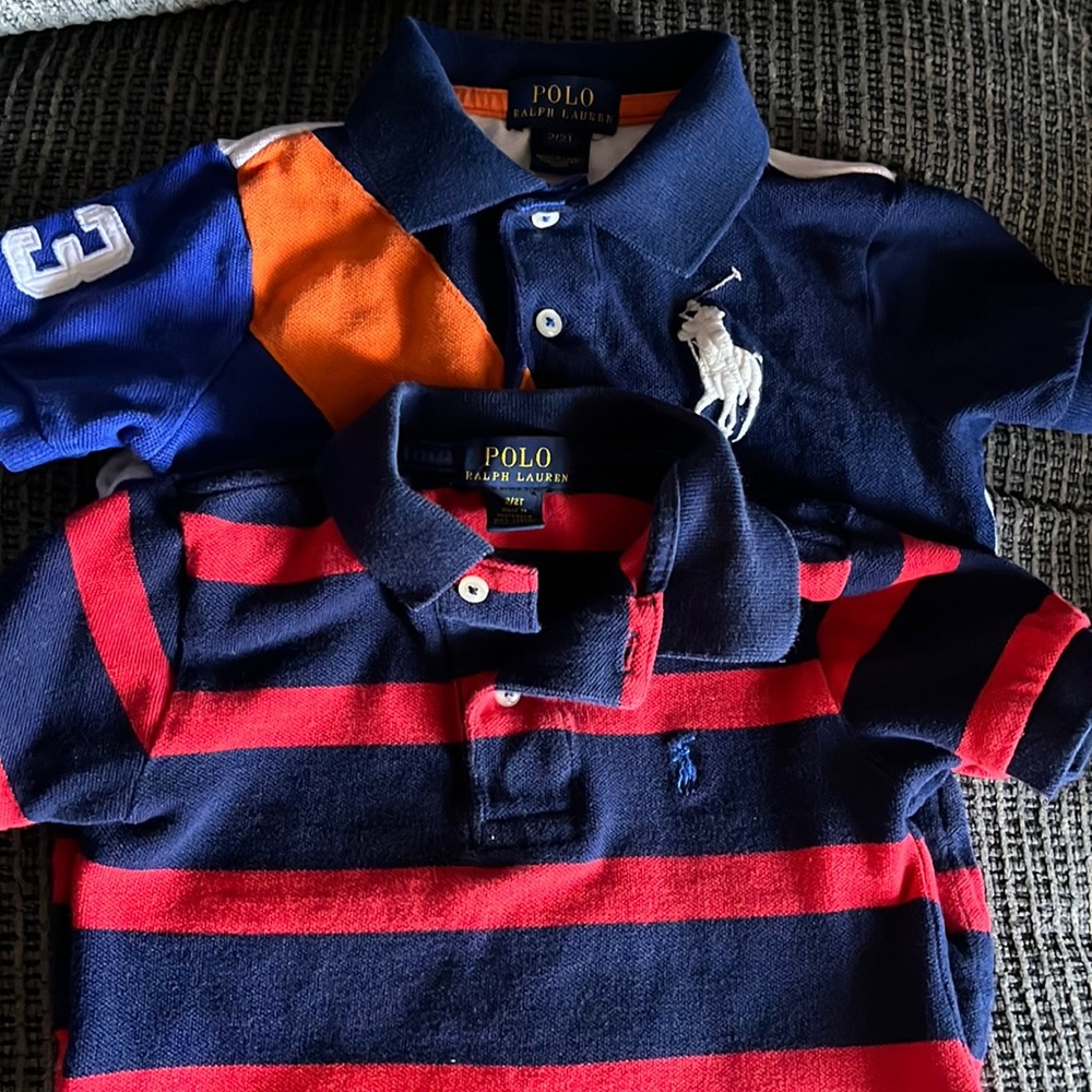 (2) 2t Polo by Ralph Lauren shirts in excellent condition